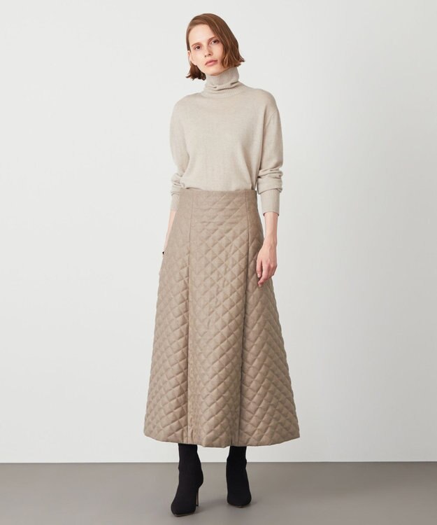 BEIGE， ENSIS / ハイネックニット Taupe