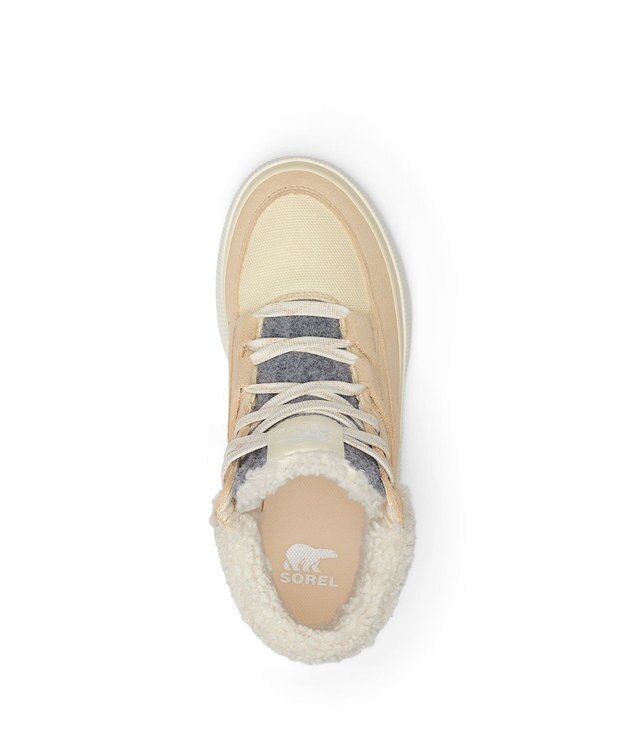 SOREL アウトアンドアバウト4 ミッドスニーカー　ウォータープルーフ Honey White, Ceramic