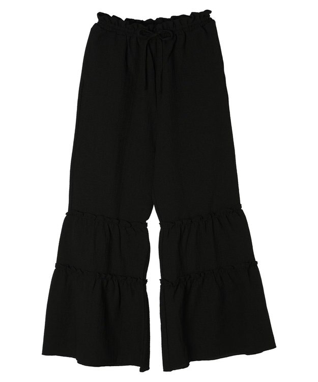 Green Parks ・ＳＵＧＡＲ　ＳＰＯＯＮ　メローティアードパンツ Black