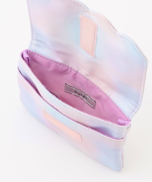 ANY KIDS リボン×ハート移動ポケット オーロラ