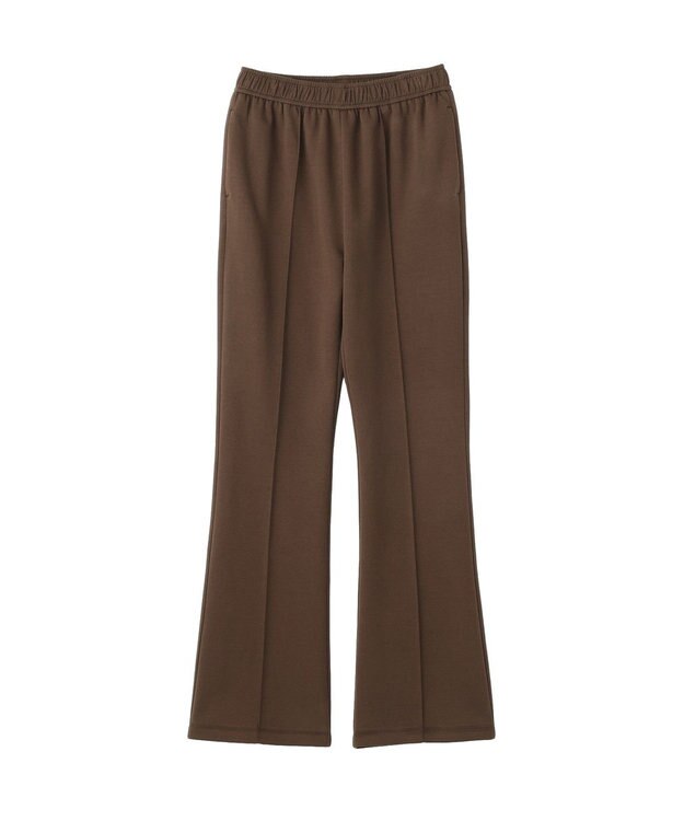YECCA VECCA ストレッチセンターシームフレアパンツ Brown