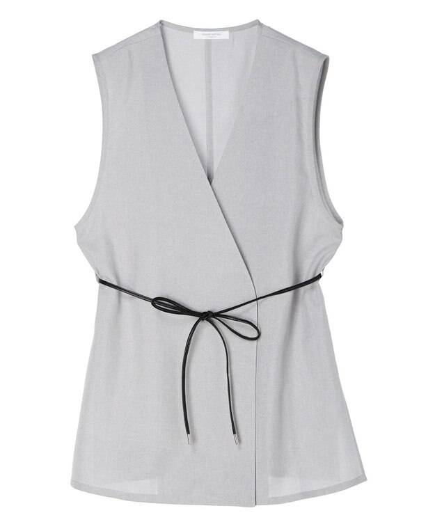 Green Parks 接触冷感　ベルト付きベスト Light Gray