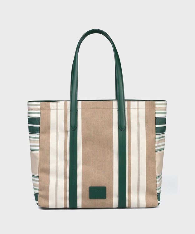 Paul Smith ウーブンストライプ トートバッグ グリーン