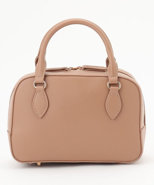 組曲 【ショルダーベルト付き】ミニボストンバッグ ベージュ系