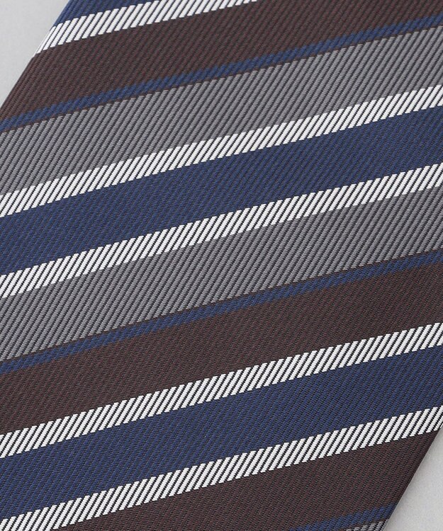 GOTAIRIKU 【Fermo Fossati】レジメンタル ネクタイ ネイビー系1