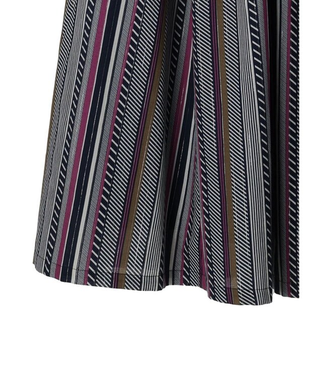 Green Parks ・ＥＬＥＮＣＡＲＥ　ＤＵＥ　マルチストライプスカート Pink