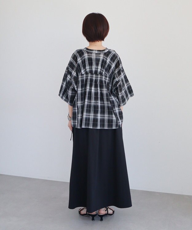 CRAFT STANDARD BOUTIQUE ドロストギャザースカート Black