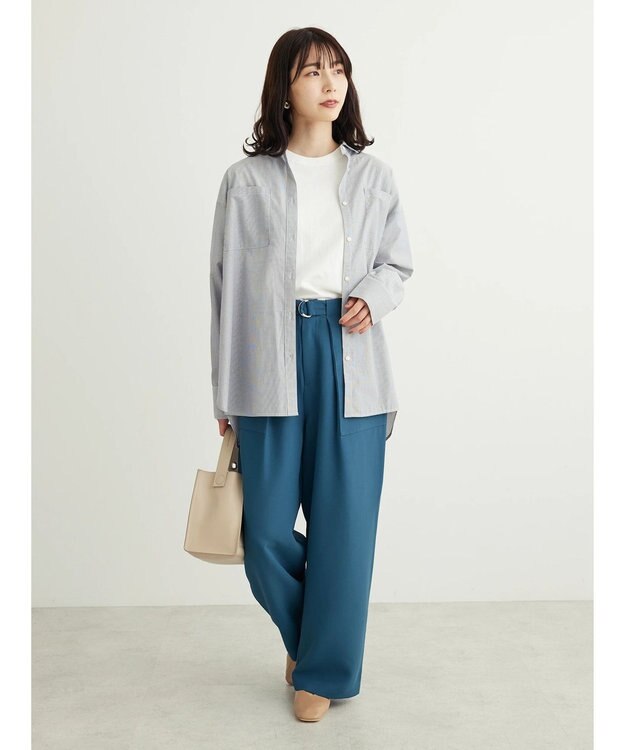 Green Parks ・ＳＵＧＡＲ　ＳＰＯＯＮ　タックワイドパンツ Green