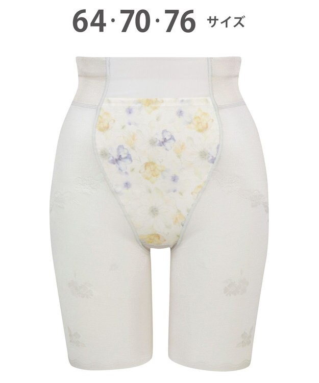 Wing ガードル 【ハミデンヌ】 ウエストのハミ肉すっきりカバー ロング丈 KQ2785 ウイング／ワコール シェルベージュ