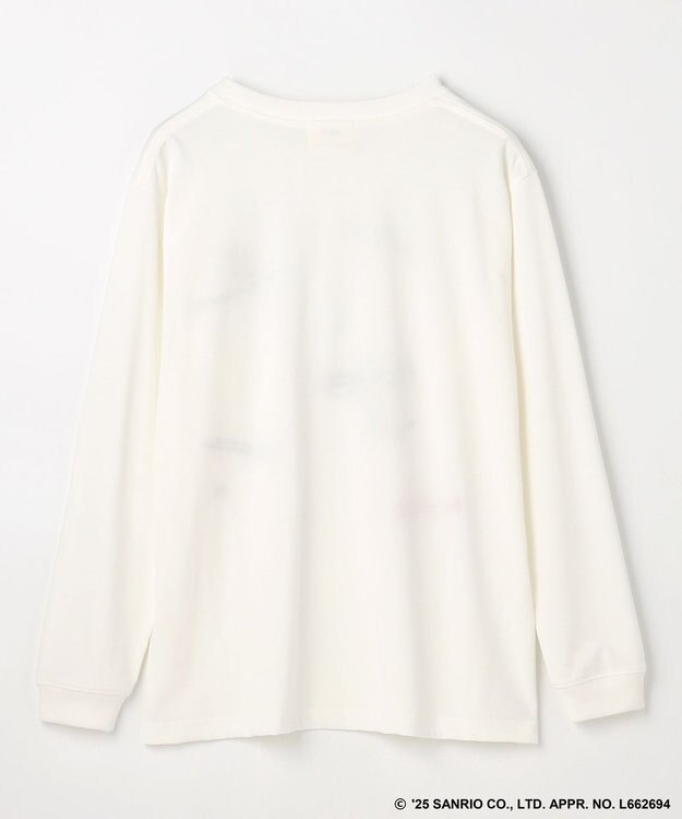 ANY 【ハローキティ×ANY】ロゴTシャツ ホワイト刺繍