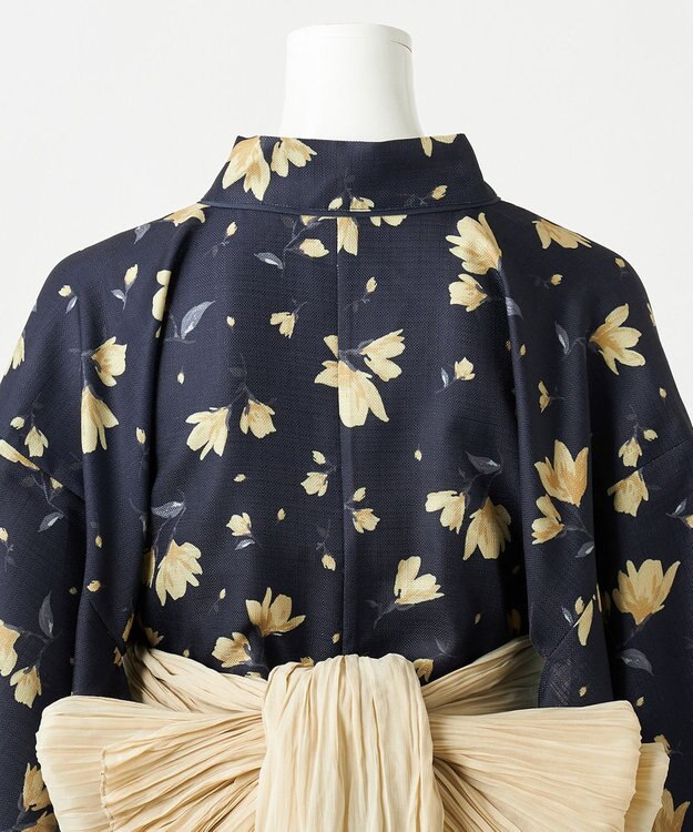 ANY SIS 【着付け簡単5点セット】2WAY セパレート浴衣セット ネイビー系