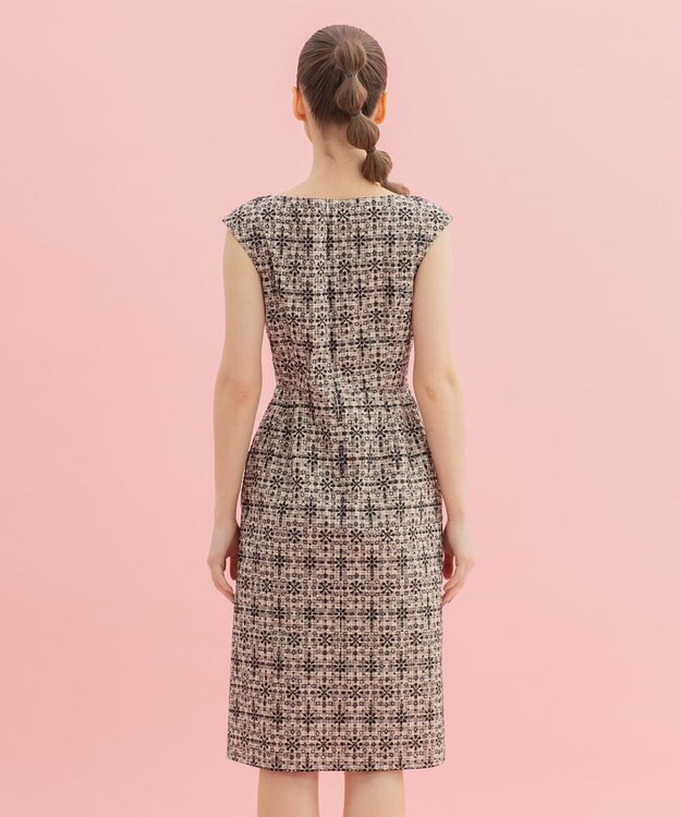 TOCCA PEONIA ドレス ベージュ×ブラック系