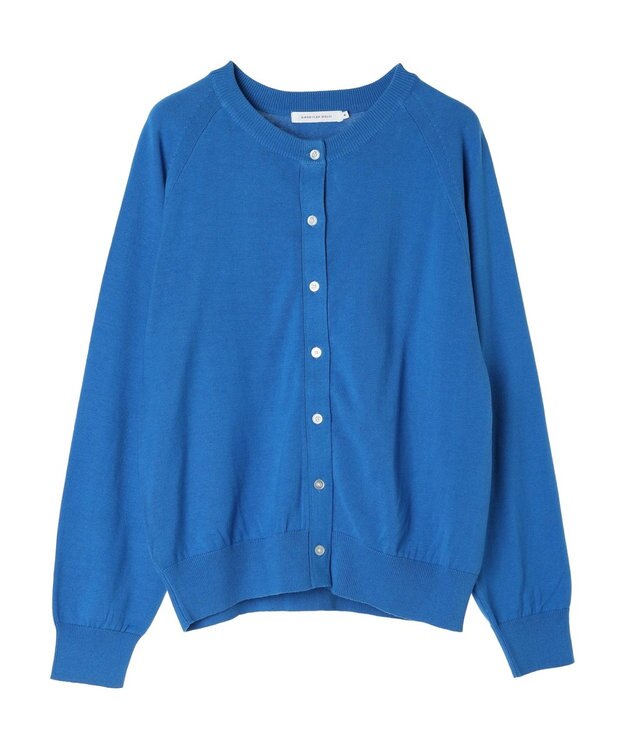 AMERICAN HOLIC ＵＶカットクルーネックニットカーディガン Blue