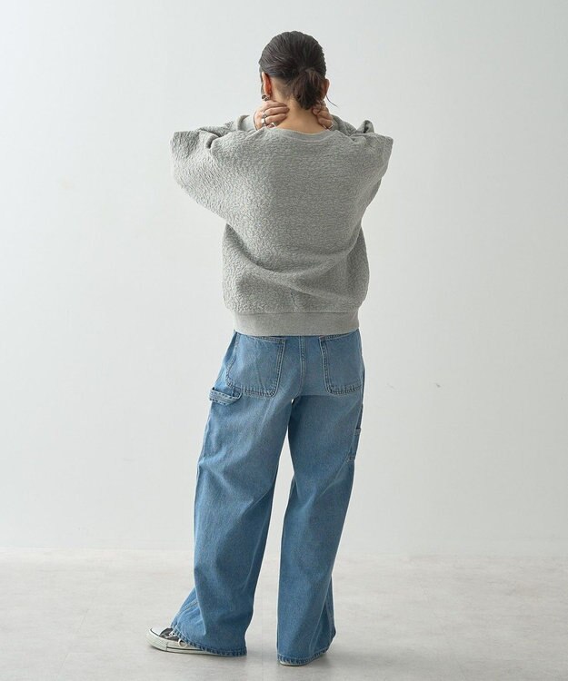 AMERICAN HOLIC フクレジャガードプルオーバー Gray Mixture