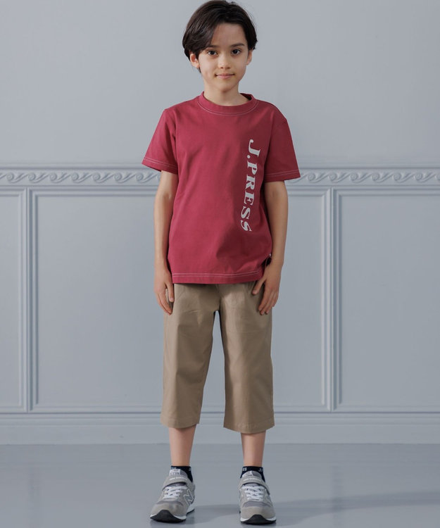 J.PRESS KIDS 【140-170cm】ブランドロゴ ベーシック 半袖Ｔシャツ レッド
