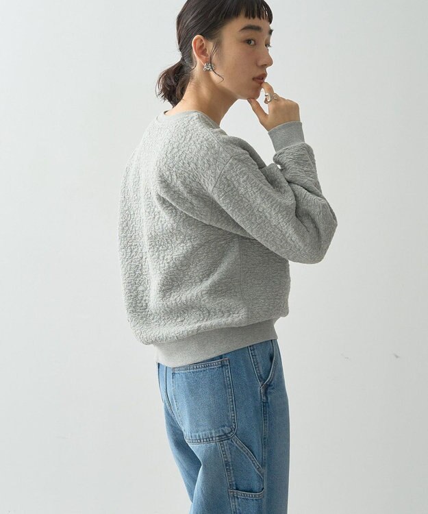 AMERICAN HOLIC フクレジャガードプルオーバー Gray Mixture