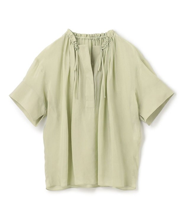 BEIGE， LILAC / ギャザーブラウス Sage