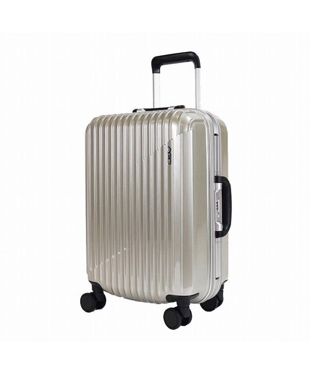 ACE BAGS & LUGGAGE ACE クレスタ2F スーツケース フレームタイプ 2~3泊 30L 機内持ち込み 05106 キャリーケース エース シャンパンヘアライン