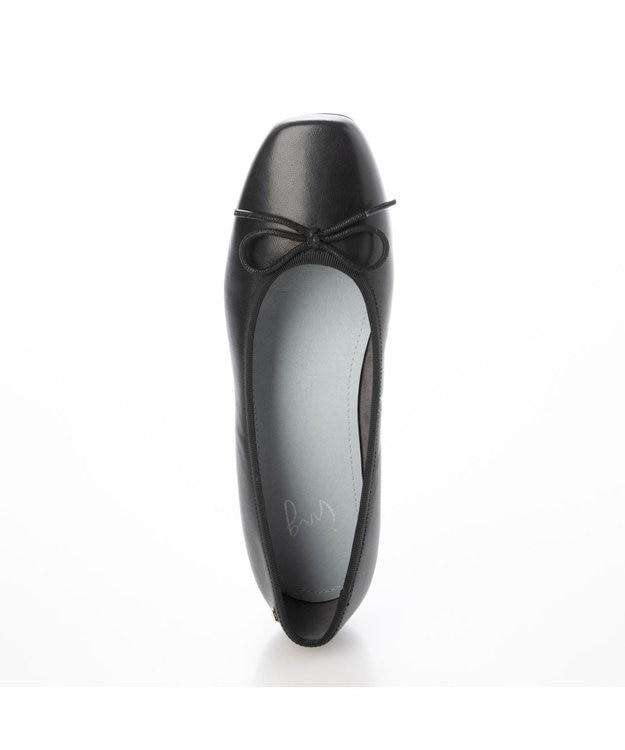 ing <ing>リラックスバレエシューズ ブラック