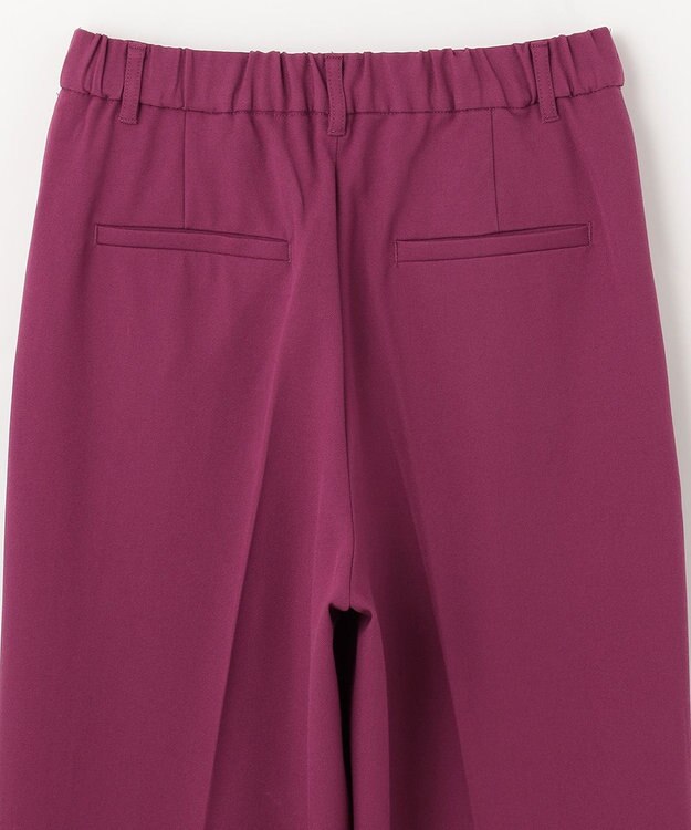 ANY 【ウエストゴム/ストレッチ/裏起毛】シークレットウォーム　ワイド パープル