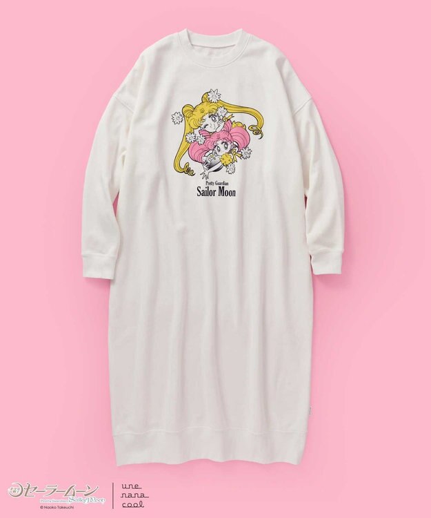 une nana cool 美少女戦士セーラームーン × une nana cool ワンピース アイボリー