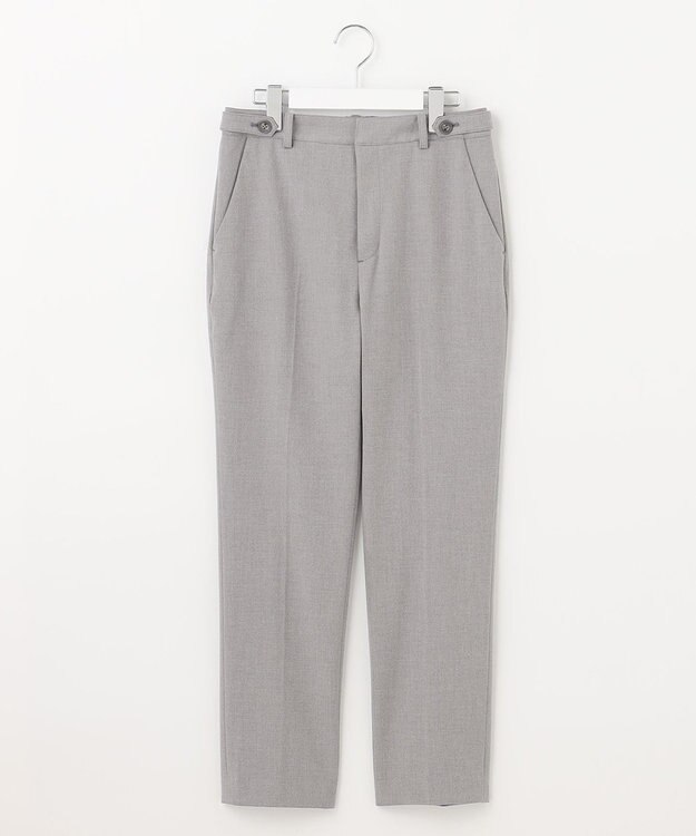 J.PRESS LADIES 【洗える】2way thermoサキソニー テーパード パンツ ライトグレー系
