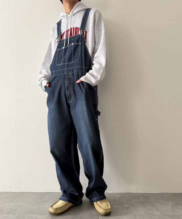 WEGO オーバーオール デニム中濃色