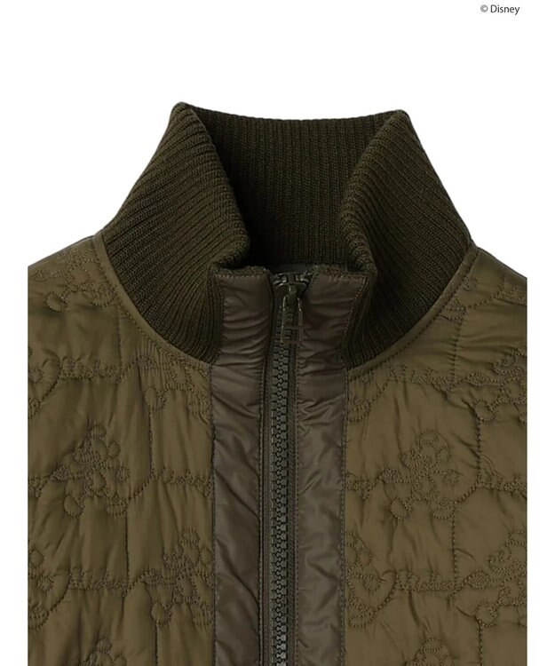 AMERICAN HOLIC ミッキー柄中綿キルトジャケット／Ｍｉｃｋｅｙ Khaki