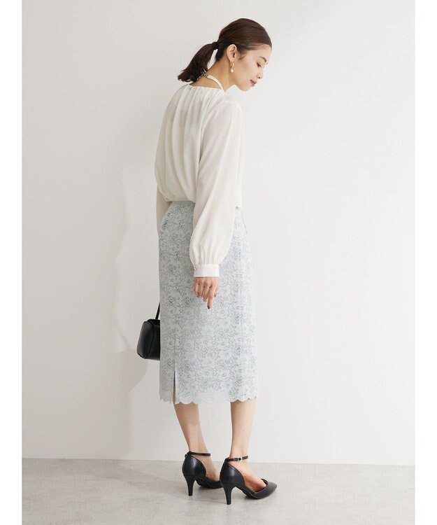 Green Parks ｅｆ－ｄｅ　レースＩラインスカート Mint