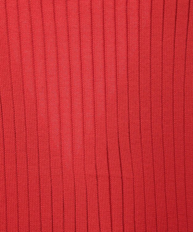 Green Parks ペプラムニットカーディガン Red