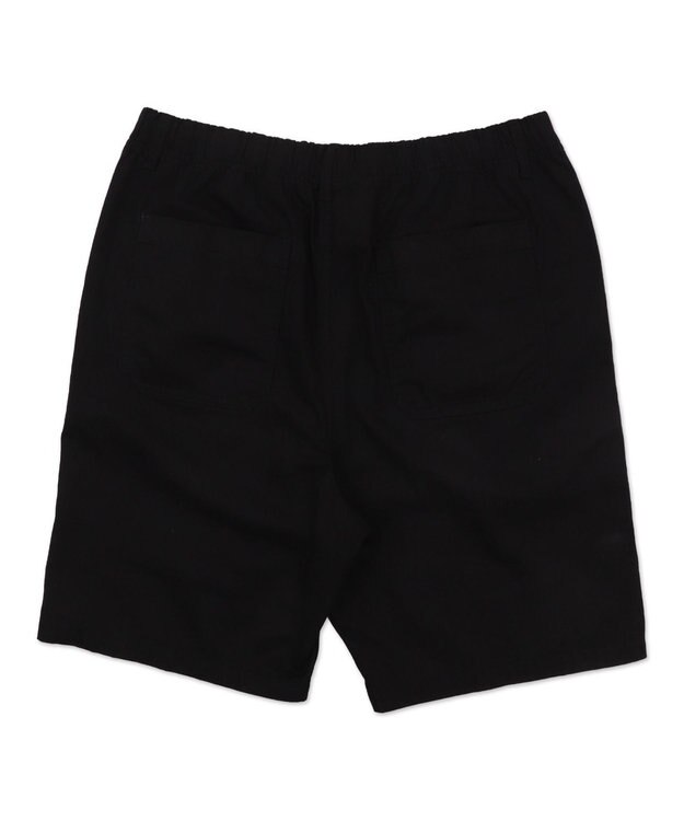 WEGO 【ウエストゴム/SMLサイズ展開】イージーコットンショーツ ブラック