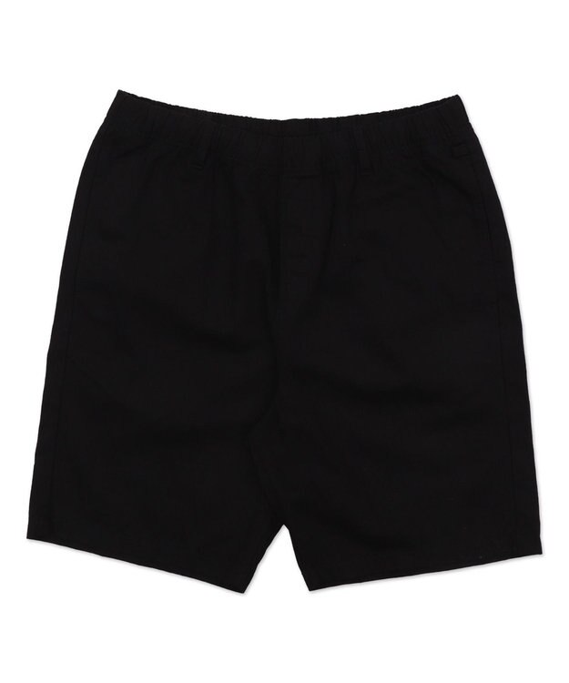 WEGO 【ウエストゴム/SMLサイズ展開】イージーコットンショーツ ブラック