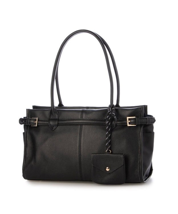 UNBILLION ペルケ perche / 牛革×ナイロンランドスケープトート ブラック