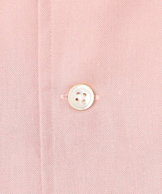 J.PRESS MEN 【J.PRESS ORIGINALS】Rayon Linen Oxford Open Half Sleeve Shirt / Baggy-Fit ピンク系