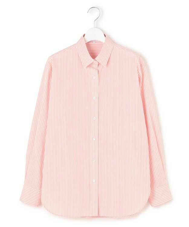 23区 S 【滝沢眞規子さん着用/VERY掲載】CANCLINI ベーシック シャツ ピンクストライプ