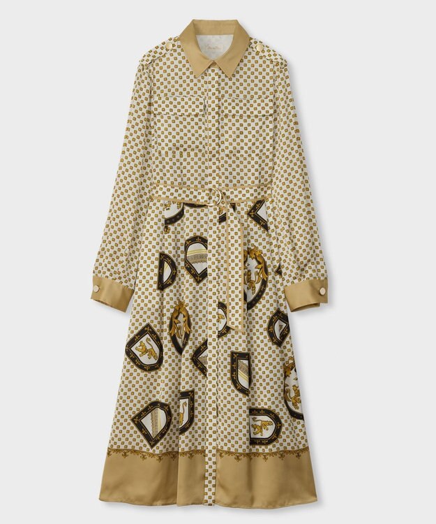 GRACE CONTINENTAL / プリントミリタリードレス プリントミリタリードレス / GRACE CONTINENTAL | ファッション通販