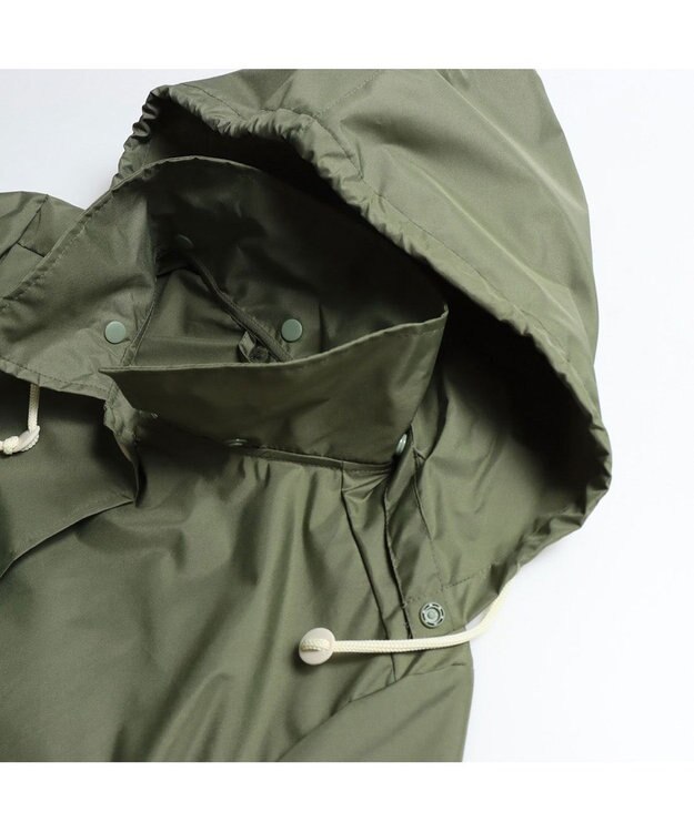 Y'SACCS レインコート　ワークコートタイプ カーキ