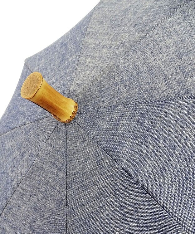 +RING 【限定/日本製】プラスリング 岡山デニム 晴雨兼用ショート長傘 47cm SR406-1 青