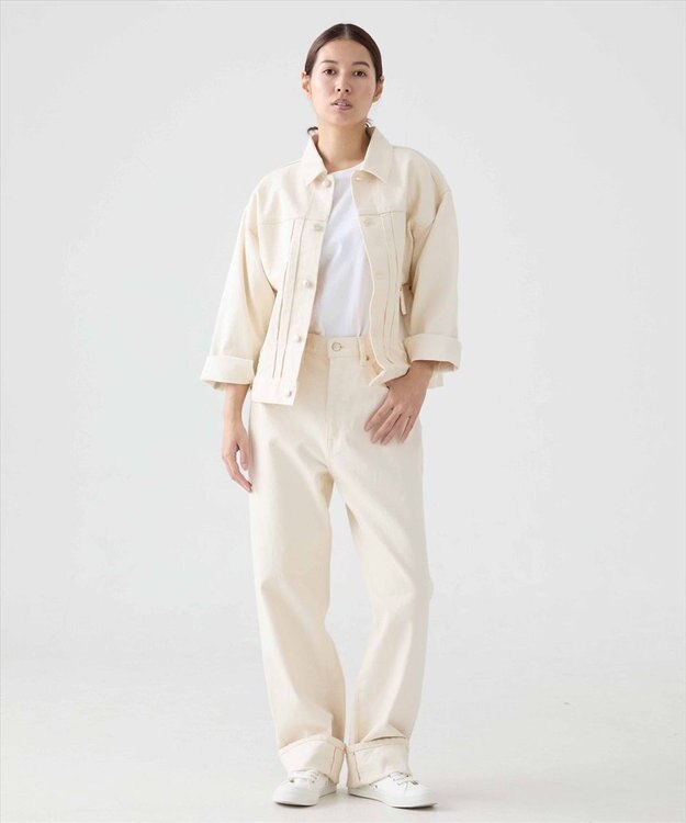 caqu modern jacket type 2nd. デニムジャケット ecru