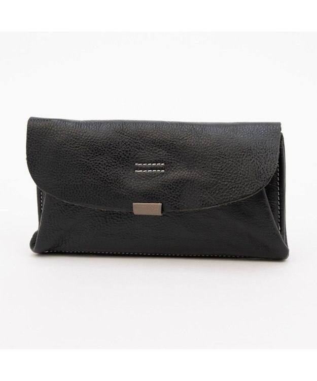 UNBILLION アトランタ ATLANTA / 牛革かぶせ長財布 ブラック