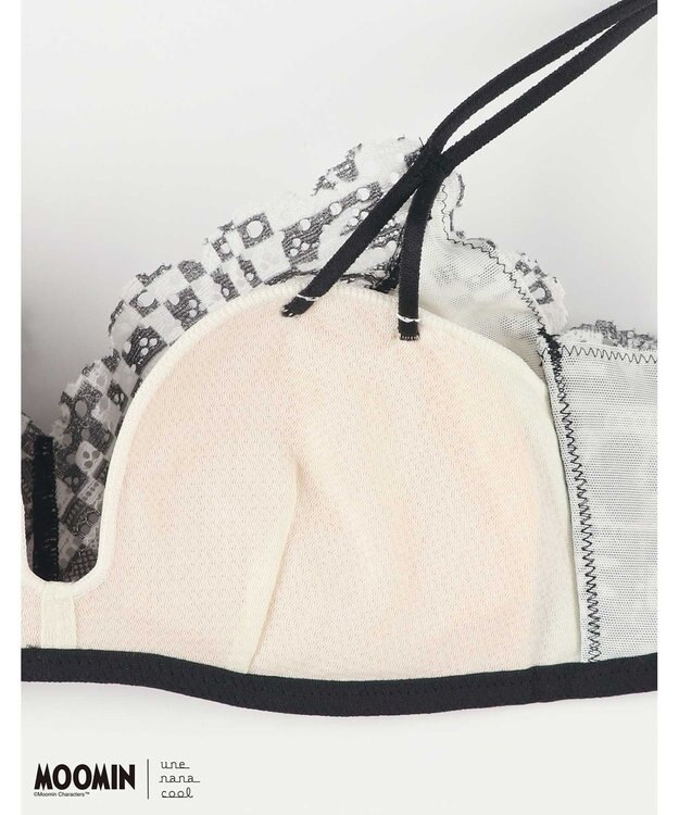 une nana cool 【ムーミン】 MOOMIN * une nana cool  364 レース ノンワイヤーブラ BL