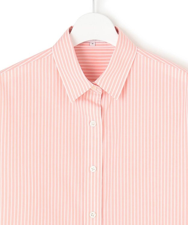 23区 S 【滝沢眞規子さん着用/VERY掲載】CANCLINI ベーシック シャツ ピンクストライプ