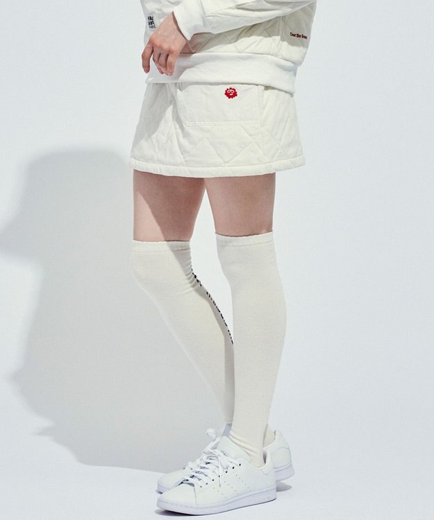PW CIRCULUS 【裏地付き/防寒】【WOMEN】キルティングスカート ホワイト系