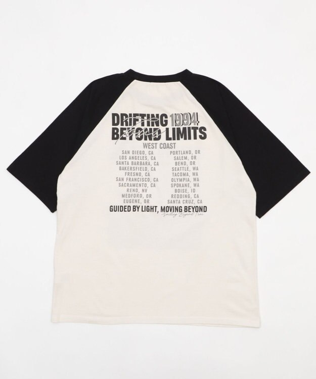 WEGO 【ユニセックス着用ITEM/MLサイズ展開】ヴィンテージライクラグラングラフィックT（SS） ブラックその他