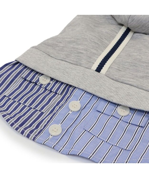 PET PARADISE ペットパラダイス シャツパーカー 小型犬 グレー