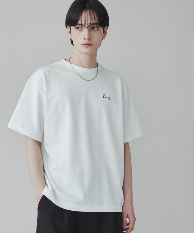 WEGO 【ユニセックス着用ITEM】AIRFUNCTION　シンプルロゴT（S） ホワイト