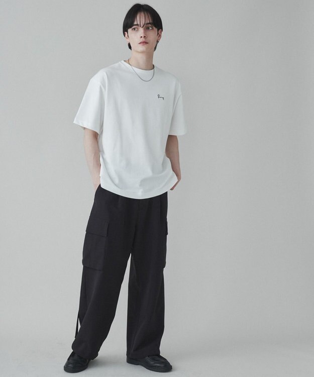 WEGO 【ユニセックス着用ITEM】AIRFUNCTION　シンプルロゴT（S） ホワイト