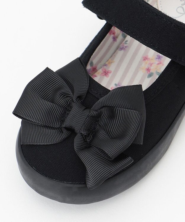 ANY KIDS リボンベルクロハンプバレエ ブラック系