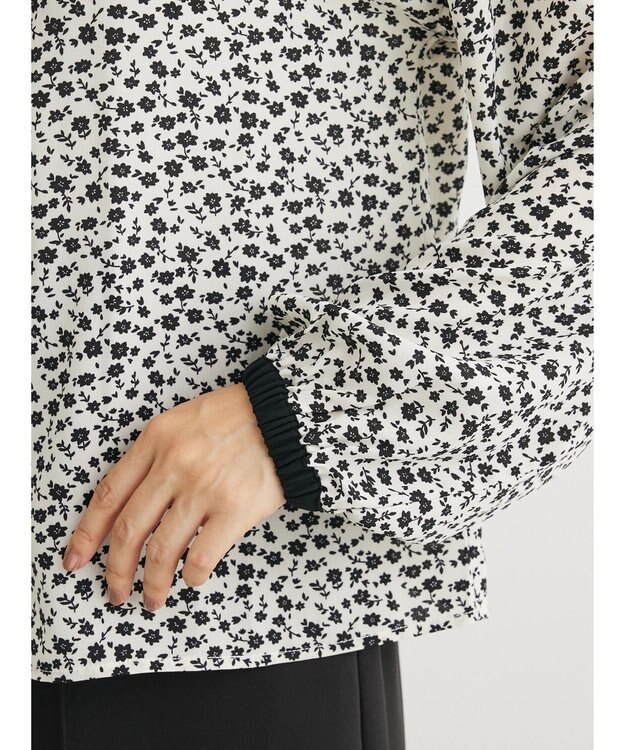 Green Parks ・ＥＬＥＮＣＡＲＥ　ＤＵＥコバナパイピングブラウス Off White