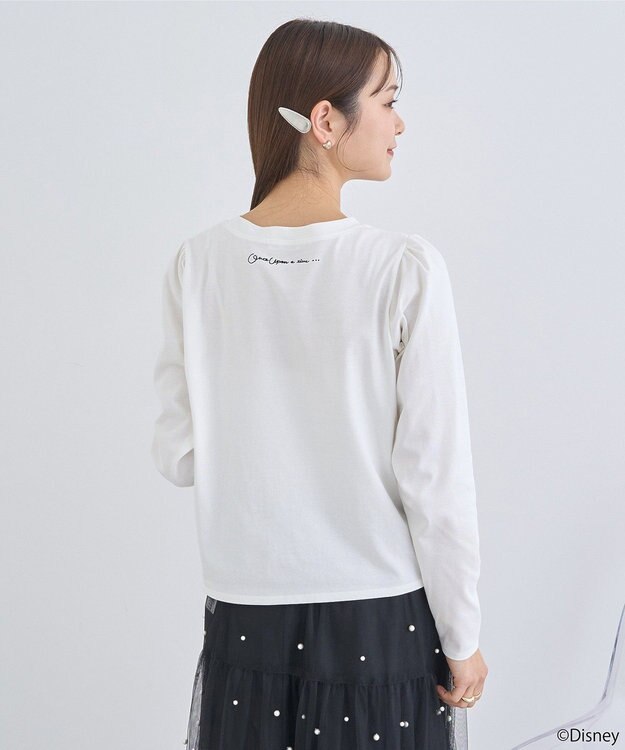 earth music&ecology シンデレラ／パフスリーブロンＴＥＥ White